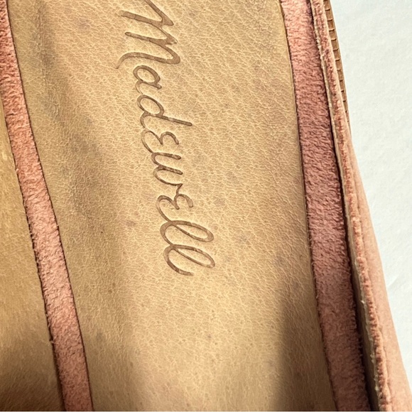 Madewell Elinor Loafers Mules Dusty Pink Suede Leather US 10 Women’s - Picture 10 of 10